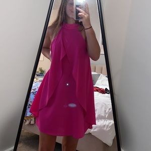 pink dress